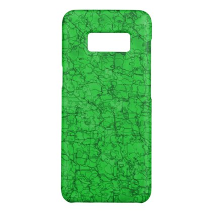 Abstract Cracked Plain Gradient Green Case-Mate Samsung Galaxy S8 Case
