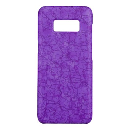 Abstract Cracked Plain Gradient Purple Case-Mate Samsung Galaxy S8 Case