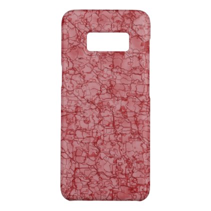Abstract Cracked Plain Gradient Red Case-Mate Samsung Galaxy S8 Case