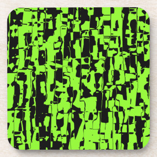 Abstract Crackle Beverage Coaster