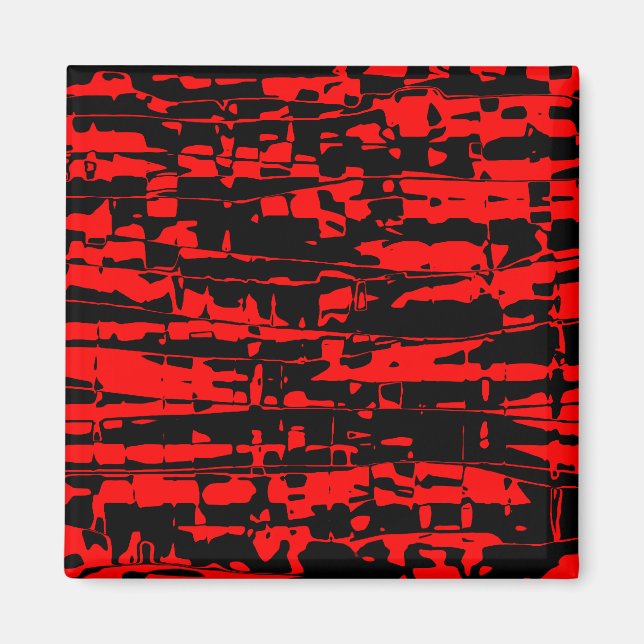 Abstract Crackle Magnet (Front)