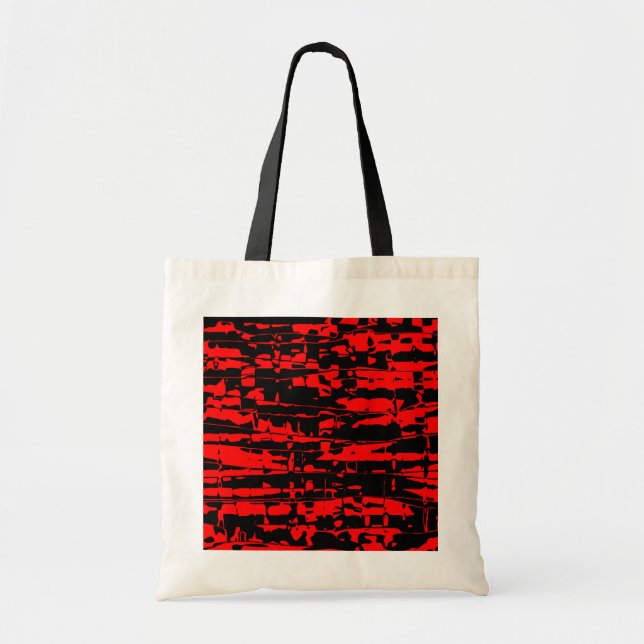 Abstract Crackle Tote Bag (Front)