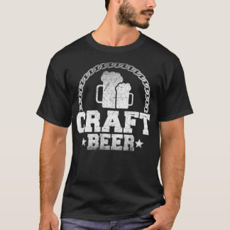Abstract Crafting Of Cheerful Beer Artwork - T-Shirt