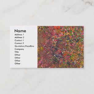 Abstract - Crayon - A Genuine Fiasco Business Card