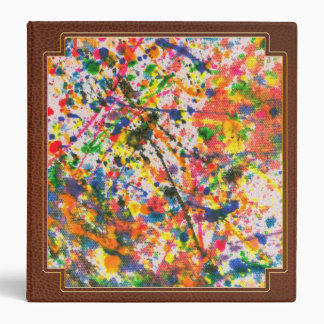 Abstract - Crayon - Mardi Gras Binder