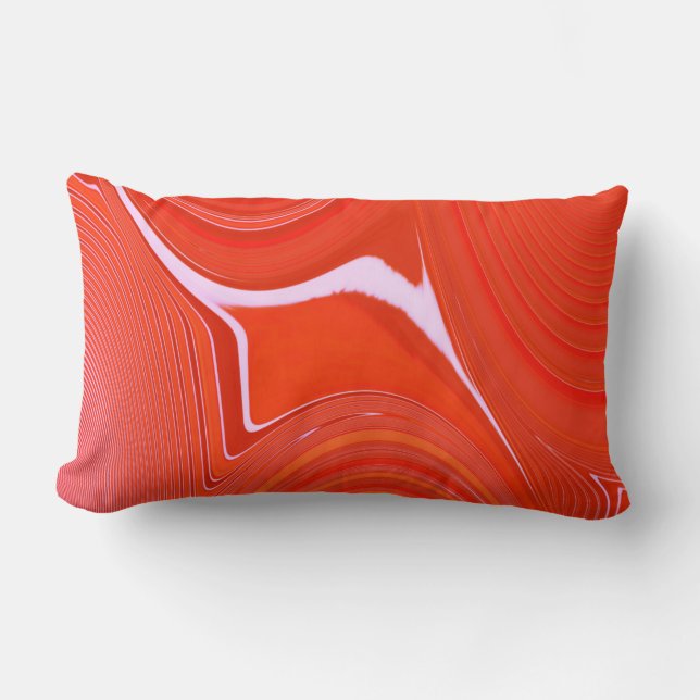 Abstract Creation Lumbar Pillow (Front)