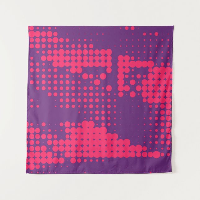 Abstract Creative concept comics pop art style bla Tapestry (Front)