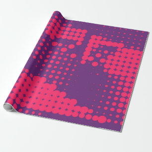 Abstract Creative concept comics pop art style bla Wrapping Paper