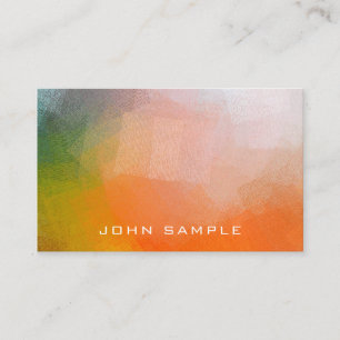 Abstract Creative Design Plain Matte Luxury Business Card