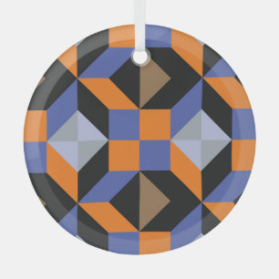 Abstract Creative Design Wallpaper Glass Ornament