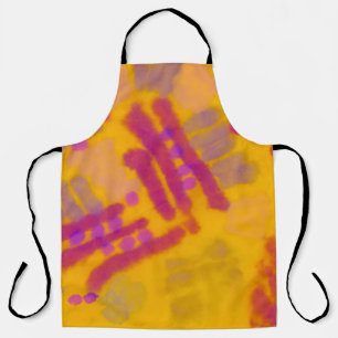 Abstract creative drawing. Autumn Color background Apron