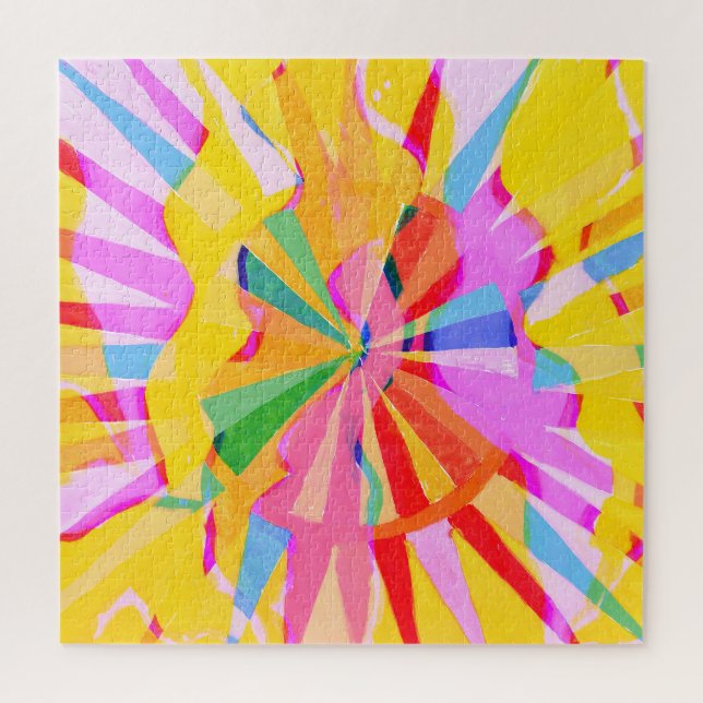 Abstract creative drawing, colorful background. jigsaw puzzle (Vertical)