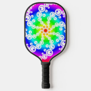 Abstract Crop Circle Pickleball Paddle
