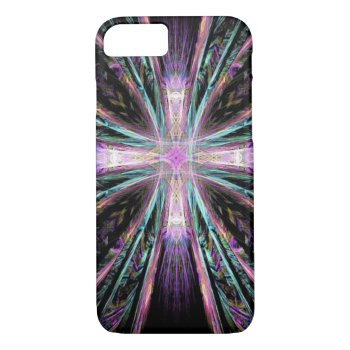 Abstract Cross Art Iphone 7 Case by LPFedorchak at Zazzle