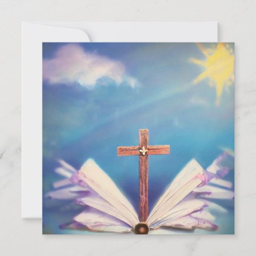 Abstract Cross  Bible Invitation