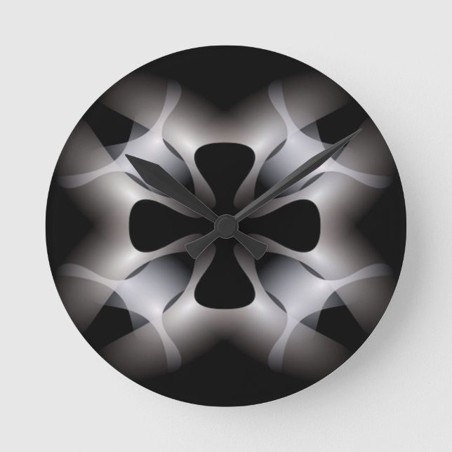 ABSTRACT CROSS ROUND CLOCK (Front)