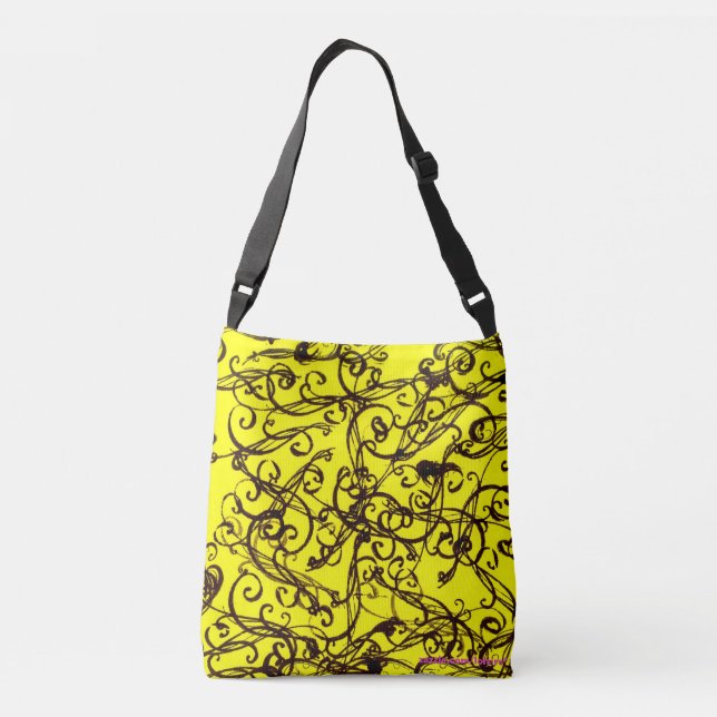 Abstract Crossbody Bag (Back)