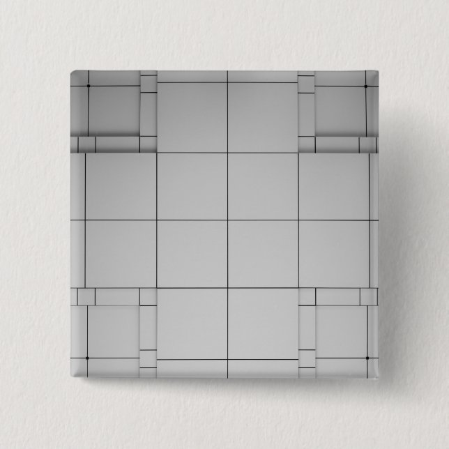 Abstract Cubes Button (Front)