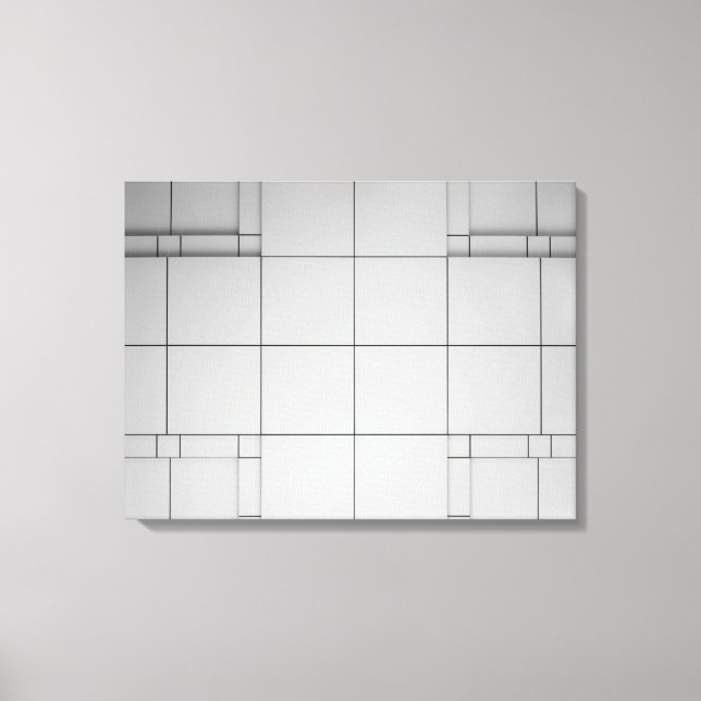 Abstract Cubes Canvas Print (Front)