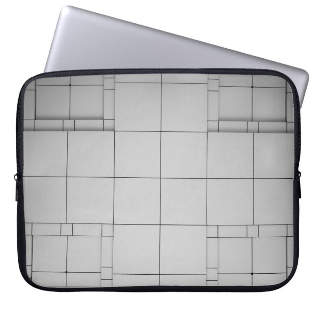 Abstract Cubes Laptop Sleeve (Front)