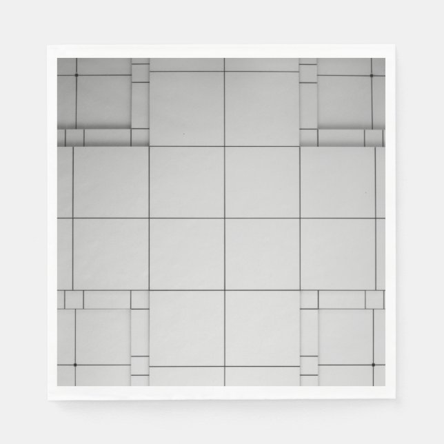 Abstract Cubes Napkins (Front)