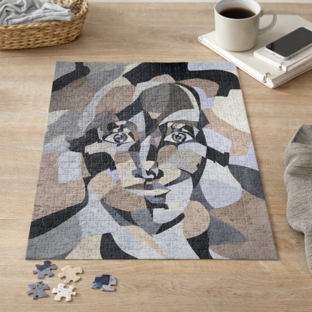 Abstract Cubism Figurative Geometric Jigsaw Puzzle (Creator Uploaded)