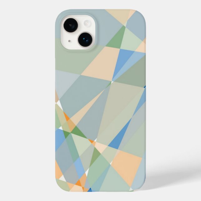Abstract Cubism Mosaic Pattern Case-Mate iPhone Case (Back)