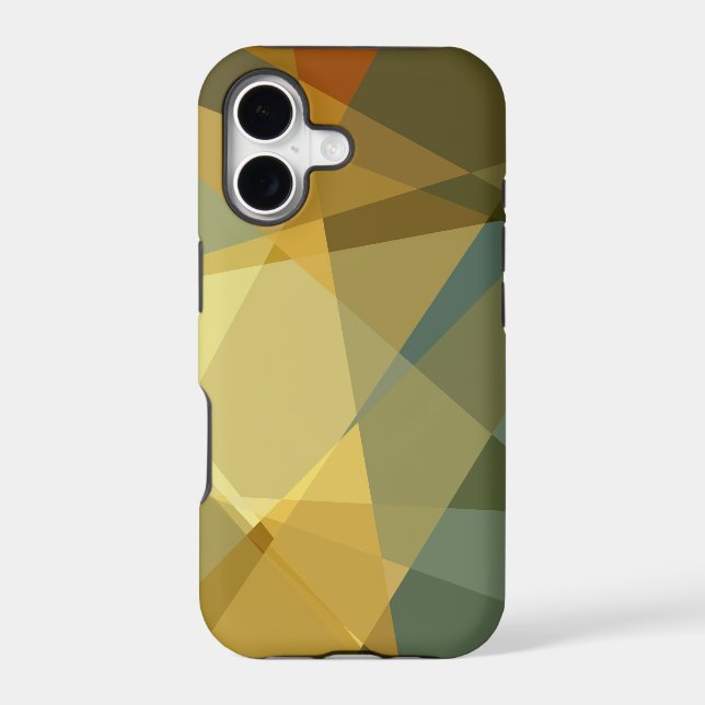 Abstract Cubism Pattern 2 Iphone Case (Back)