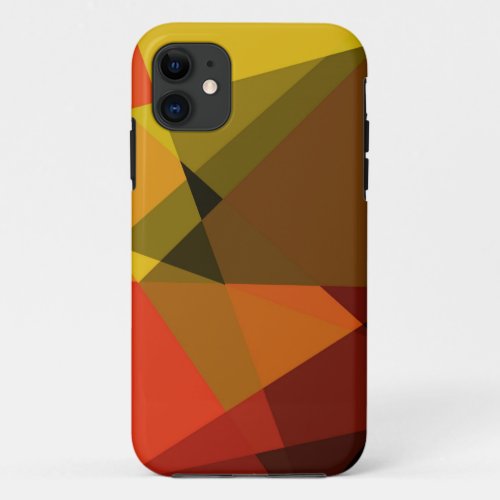 Abstract Cubism Pattern iPhone 11 Case