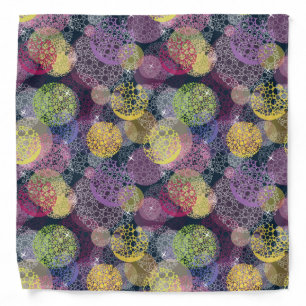 Abstract Cute Polka Dot Circle Bandana
