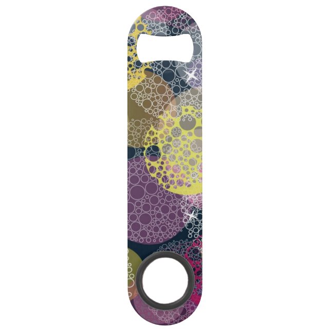 Abstract Cute Polka Dot Circle Bar Key (Front)