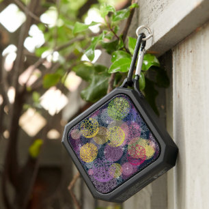 Abstract Cute Polka Dot Circle Bluetooth Speaker