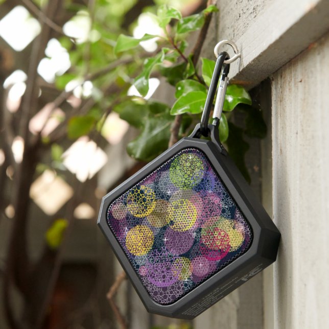 Abstract Cute Polka Dot Circle Bluetooth Speaker (Inisitu)