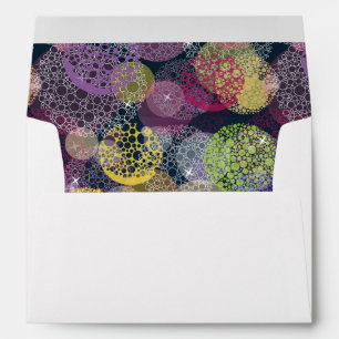 Abstract Cute Polka Dot Circle Envelope