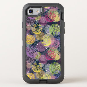 Abstract Cute Polka Dot Circle OtterBox Defender iPhone SE/8/7 Case
