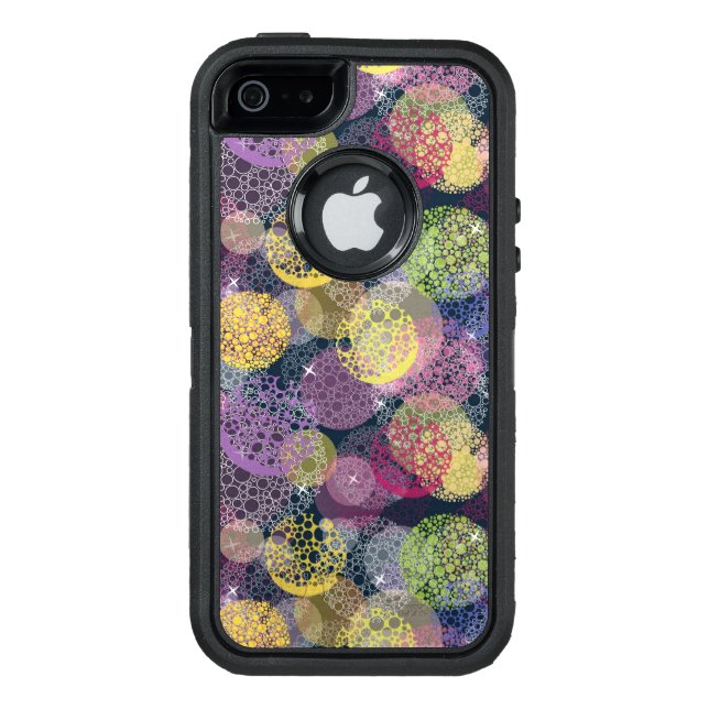 Abstract Cute Polka Dot Circle Otterbox iPhone Case (Back)