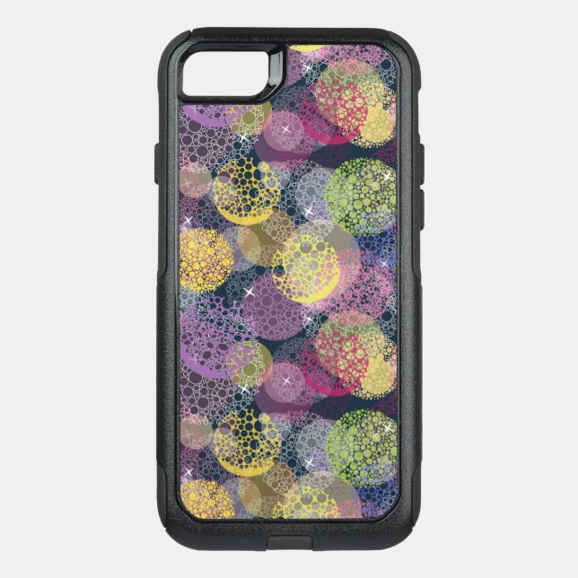 Abstract Cute Polka Dot Circle Otterbox iPhone Case (Back)