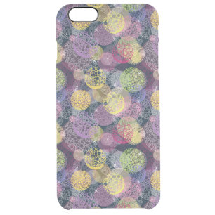 Abstract Cute Polka Dot Circle Clear iPhone 6 Plus Case