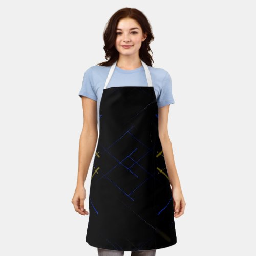 Abstract Cybernetic Grid Apron