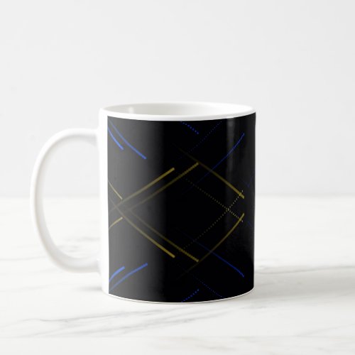 Abstract Cybernetic Grid Coffee Mug