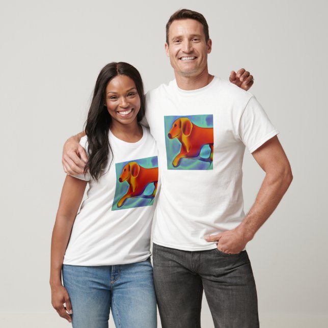 Abstract dachshund T-Shirt (Unisex)