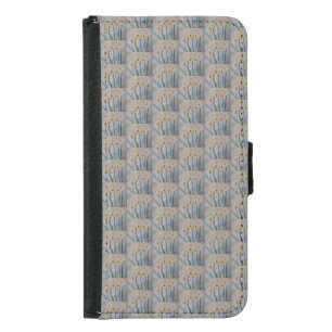 Abstract Daffodils Samsung Galaxy S5 Wallet Case