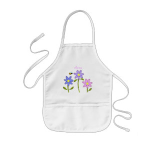 Abstract Daisies on Kid's Apron