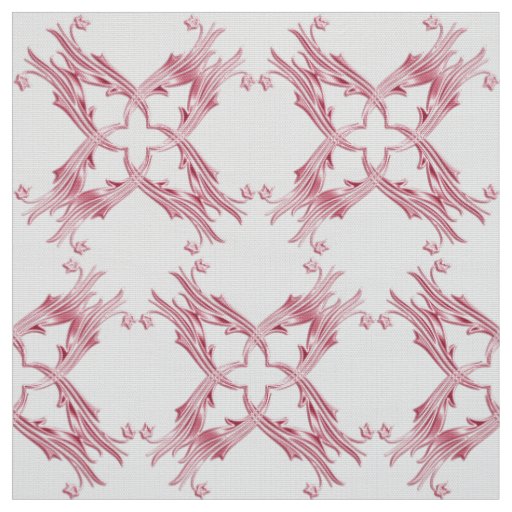 Abstract damask pink pattern fabric