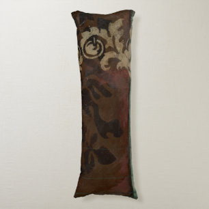 Abstract Damask Tapestry by Jennifer Goldberger Body Pillow