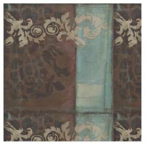 Abstract Damask Tapestry by Jennifer Goldberger Fabric
