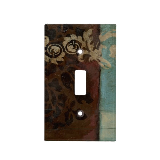 Abstract Damask Tapestry by Jennifer Goldberger Light Switch Cover (Front)