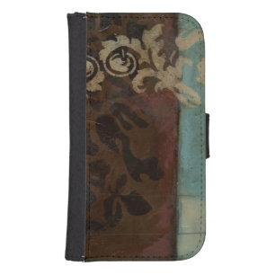 Abstract Damask Tapestry by Jennifer Goldberger Wallet Phone Case For Samsung Galaxy S4