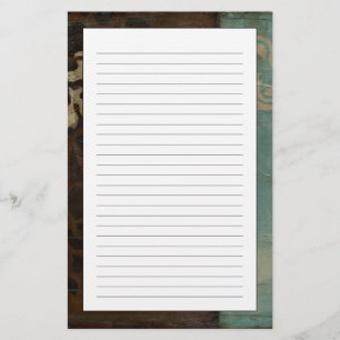 Abstract Damask Tapestry by Jennifer Goldberger Stationery