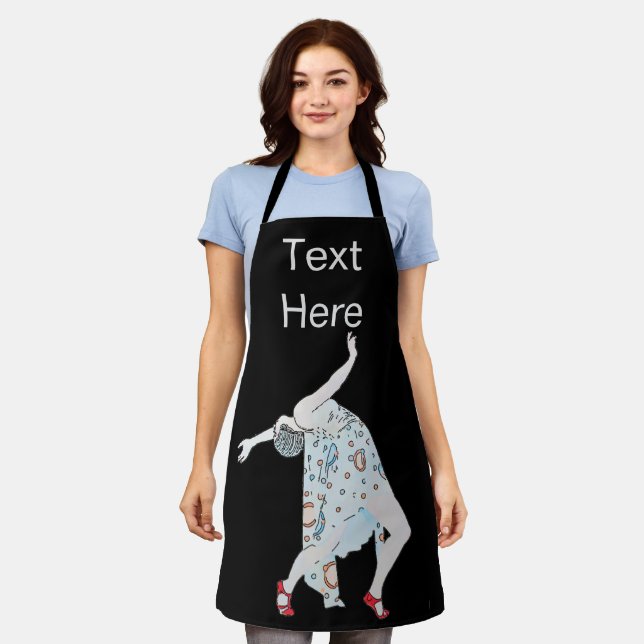 Abstract Dance  Design add text, Apron (Worn)